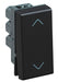 Legrand 673101 6A 2W 1 MODULE MYRIUS SWITCH BLACK MECHANISM
