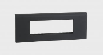 Legrand 673226 BLACK PLATE 6 MODULE