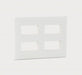 Legrand 675572 12 MODULE PLATE MYLINC MODULAR WHITE PLATE(675572) (Pack Of 10 Qty)