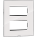 Legrand 679529 Plate frame 2x4M Ice White