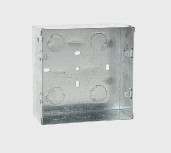 Legrand 689031 (4 X 2) MODULE MOSAIC METAL FLUSH BOXES(689031) (Set of 2)