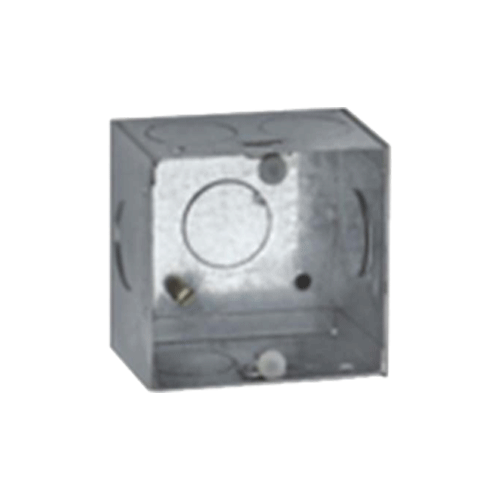 Legrand 689060 1 AND 2 MODULE 75.7 X 75.7 X 50.8 FLUSH MOUNTING METAL BOX BRITZY