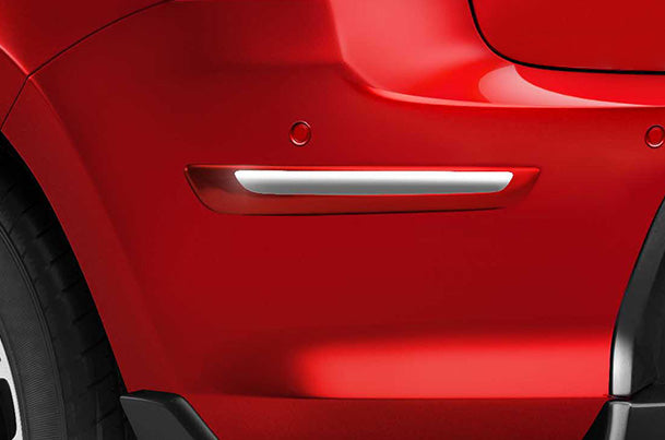 Maruti Suzuki Bumper Corner Protector (Fire Red With Chrome) | Swift - 990J0M55R13-070