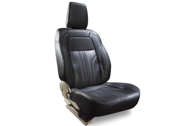 Maruti Suzuki Seat Cover - Crossways Dark Pitch Highlight (PU) | Dzire (V & Z Variant) - 990J0M56RB3-120