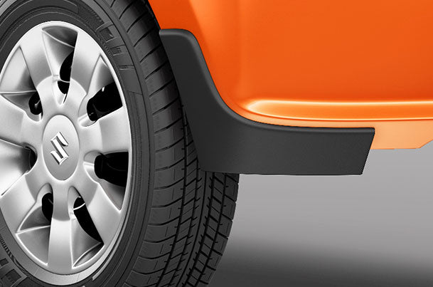 Maruti Suzuki Mud Flap Set - Front & Rear (Black) | Alto K10 - 990J0M66L00-010
