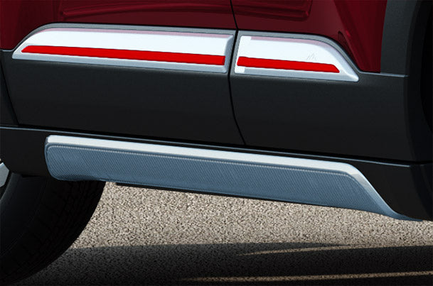 Maruti Suzuki Body Side Moulding - Silver Finish With Red Insert | New Brezza (All Variants) - 990J0M66T01-010