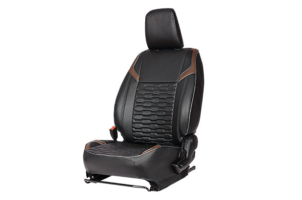 Maruti Suzuki Seat Cover - Metrotone Liner Highlight | New Brezza (Z Variant) - 990J0M66TB3-130