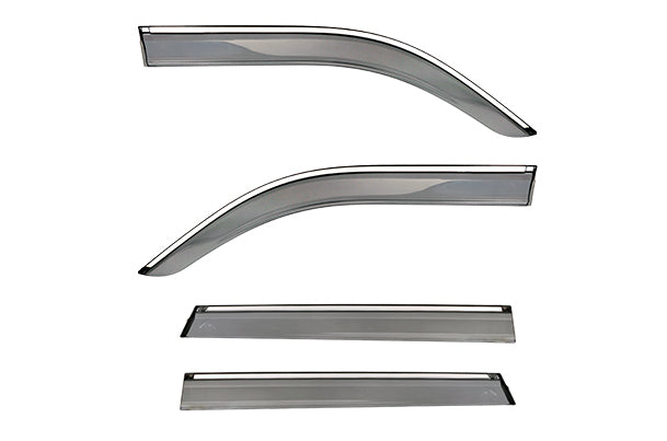 Maruti Suzuki Door Visor - Stainless Steel Insert | New Brezza (All Variants) - 990J0M66TQ0-020