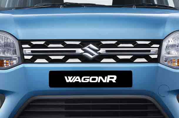 Maruti Suzuki Front Grille Garnish (White & Black) | Wagon R - 990J0M69R13-200