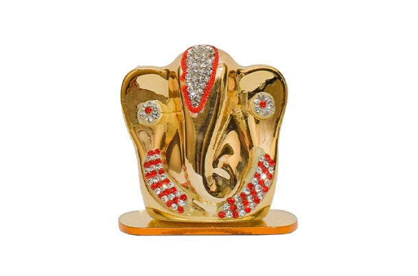 Maruti Suzuki God Idol - Ganesha With Swarovski (Ceramic) | Golden - 990J0M999KQ-160