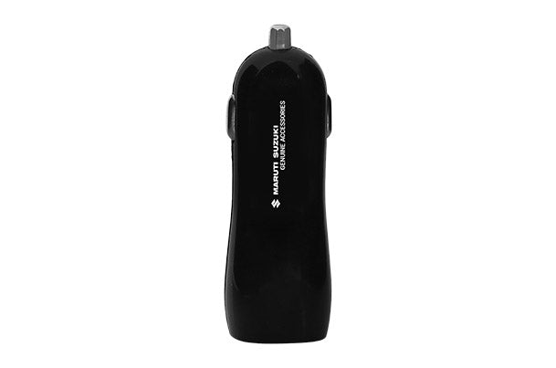 Maruti Suzuki Car Charger - Fast Charging Twin Port (Black) - 990J0M999M3-170