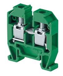 Connectwell CMT4GN 4 SCREW CLAMP TB FOR DIN15 RAIL GRN (Pack Of 100 Qty)