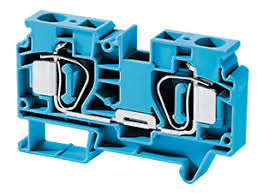 Connectwell CSC16TBU 16 FEED THRU SPRING CLAMP TB BLUE (Pack Of 50 Qty)