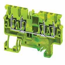 Connectwell CX2.53GN 2.5 FEED THRU SP CL 3 WIRE TB GREEN (Pack Of 100 Qty)