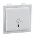 Legrand 673406 6 A BELL PUSH WITH INDICATOR 2 MODULE (BRITZY)
