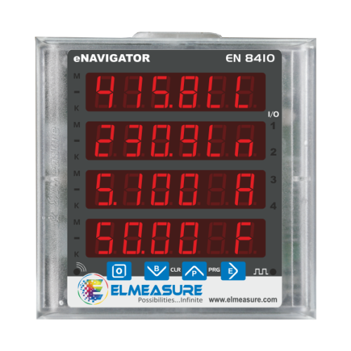 Elmeasure EN 8410 DM(RS485) MFM METER ACC CLASS 0.5 RS485