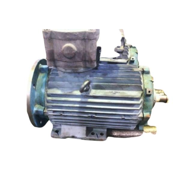 Hindustan 0.50 HP 0.37 KW 3000 RPM 2 POLE B35 Frame:71 FOOT CUM FLANGE Mounting  415V V 50HZ FLAMEPROOF Frame.80 IE2 MOTOR