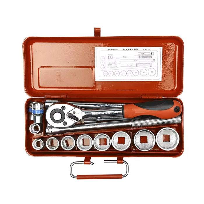Taparia S22H 1/2 inch Square Drive Socket Set