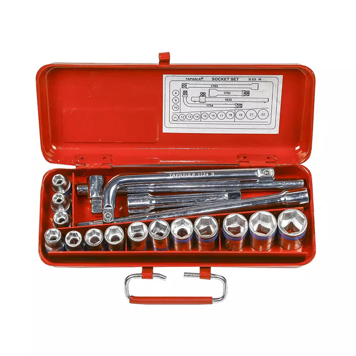 Taparia S23M/S23H 1/2 inch Square Drive Socket Set