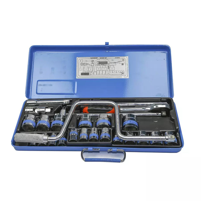 Taparia S16MXL/S16HXL 1/2 inch Square Excel Drive Socket Set for Home & Professional Use