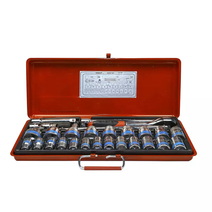 Taparia S11M/S11H 1/2 inch Square Drive Socket Set