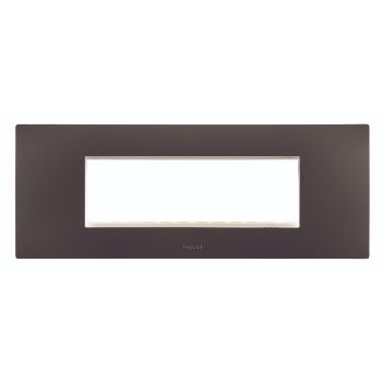 Legrand 677526 6 module Cover Plate with Frame Chic Grey