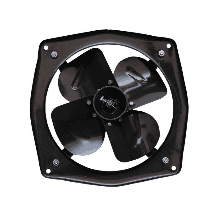 Almonard Domestic Fans 300 mm 12 Inch Fresh Air Fan (Medium Duty 4 Blade Propeller Type With Grill Bush Bearing) Rpm-1300