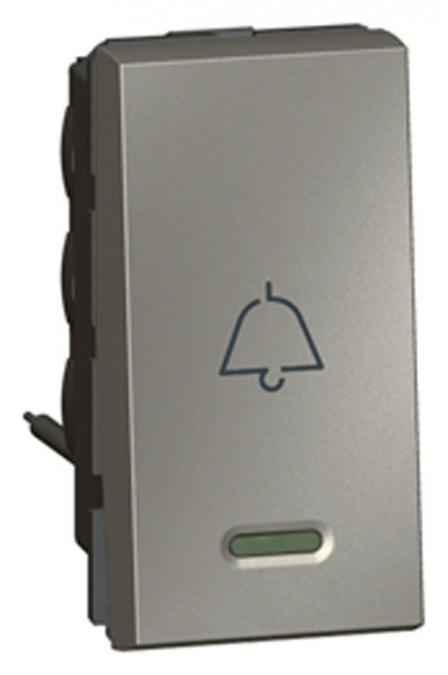 Legrand 573613 BELL PUSH 6A SP 1WAY 1 MODULE 250V AC (Set of 2)