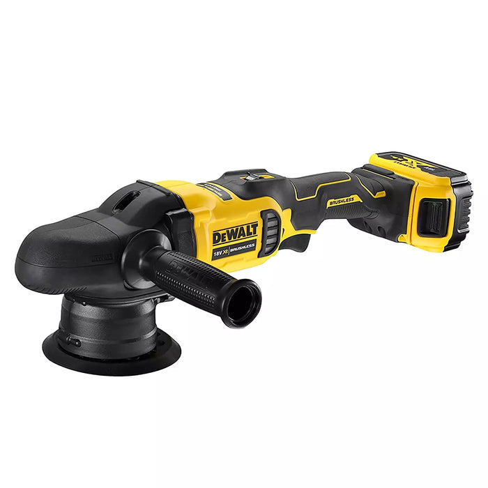 Dewalt Random Orbit Polisher Black & Yellow 5 Ah (With Battery Pack), DCM848P2-KR