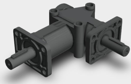 RAN25 S A 2 HS B3 SINGLE STAGE RIGHT ANGLE GEAR BOX