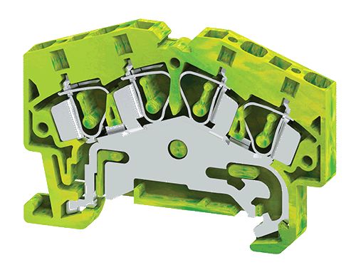 Connectwell 4 Ang Fd Thru Sp Cl 4 Wire Ground Tb Agt44 (Pack Of 100 Qty)