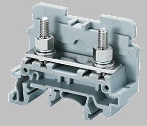 Connectwell Stud Type Pa Terminal Block Grey CSTSN4U (Pack Of 100 Qty)