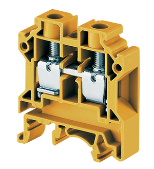 Connectwell 10.0 Standard Feed Through Pa Scr Terminal Block CTS10UY (Pack Of 100 Qty)