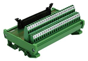 Connectwell 50Pin Idc Mod Lng Ltch Rail Mnt Imidc50Sl