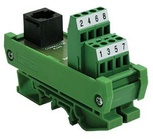 Connectwell 8Pin Rj45 Mod Vertical Rail Mnt Imrj458V