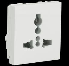 Legrand 677228 6A 2 3 Pin Universal Socket 2 Module