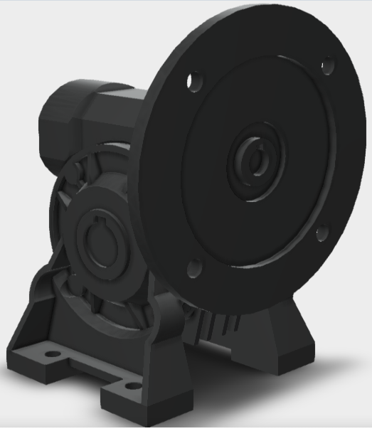 Bonfiglioli Vf 30 A Worm Reduction Gear Boxratio 10 Rpm 150 S.F 3.1For 0.12 Hp P56 B5 Motor VF30A10P56B5B3