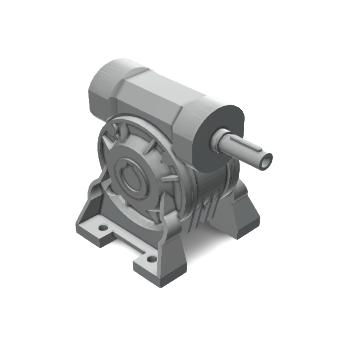 Bonfiglioli 0.37KW A: Foot mount overdriven Worm Reduction Gearbox VF49A14HSB3