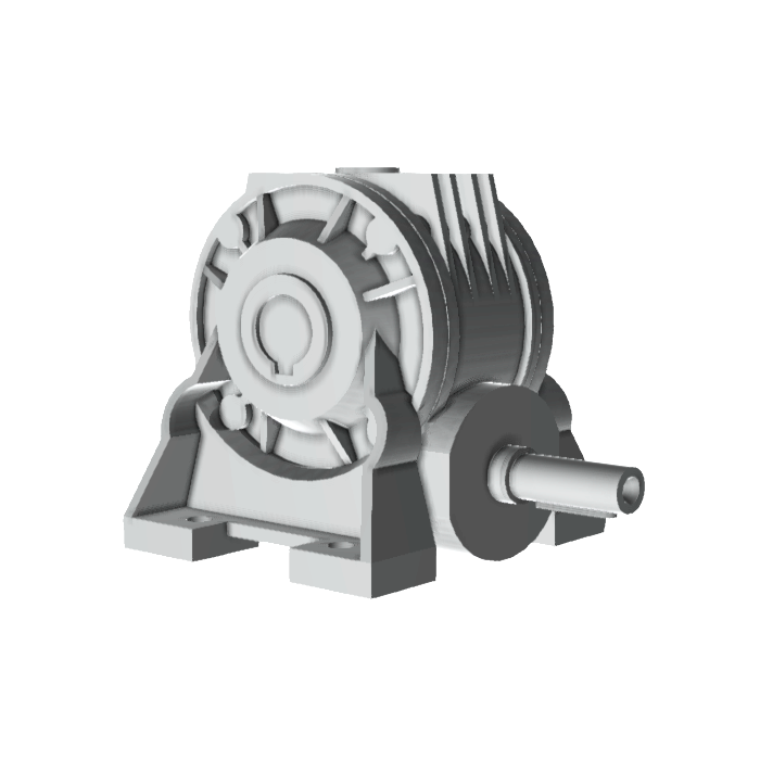 Bonfiglioli 0.37KW N: Foot mount underdriven Worm Reduction Gearbox VF49N14HSB3