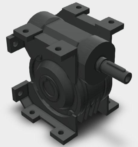 Bonfiglioli 0.18KW U : Universal Worm Reduction Gearbox VF44U28HSB3