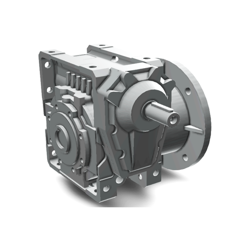 Bonfiglioli KW UF: Flange mount Worm Reduction Gearbox With Solid Input Shaft W75UF20HSB3